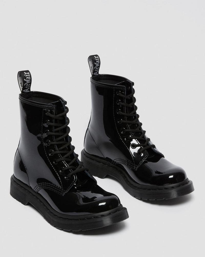 Dr Martens 1460 Mono Lak Læder Snørestøvler Dame Sort | DK 170NWY